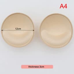 1 Pair Women Intimates Accessories Sponge Swimsuit Breast Push Up Bra Padding Chest Enhancers Bra Foam Insert Chest Cup