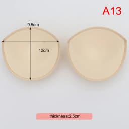 1 Pair Women Intimates Accessories Sponge Swimsuit Breast Push Up Bra Padding Chest Enhancers Bra Foam Insert Chest Cup