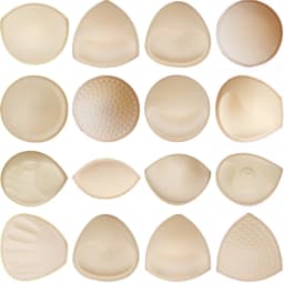 1 Pair Women Intimates Accessories Sponge Swimsuit Breast Push Up Bra Padding Chest Enhancers Bra Foam Insert Chest Cup