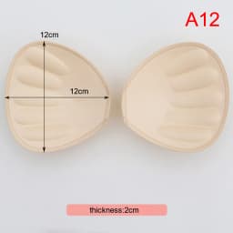 1 Pair Women Intimates Accessories Sponge Swimsuit Breast Push Up Bra Padding Chest Enhancers Bra Foam Insert Chest Cup