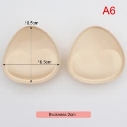 1 Pair Women Intimates Accessories Sponge Swimsuit Breast Push Up Bra Padding Chest Enhancers Bra Foam Insert Chest Cup