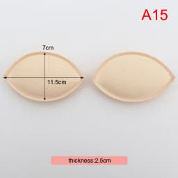 1 Pair Women Intimates Accessories Sponge Swimsuit Breast Push Up Bra Padding Chest Enhancers Bra Foam Insert Chest Cup
