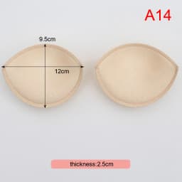 1 Pair Women Intimates Accessories Sponge Swimsuit Breast Push Up Bra Padding Chest Enhancers Bra Foam Insert Chest Cup