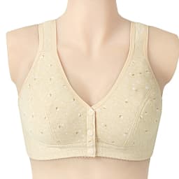 Comfortable Soft Cotton Bra Women Front Closure Camisole Bras Big Size 36-46 AB Cup Middle Age Women Everyday UnderWear