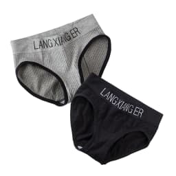 New Women's Cotton For Underwear Set Letter Sports Bra  Seamless Female Underwear Comfort No Steel Ring Suit Solid Color Chest