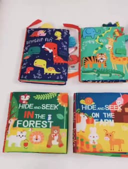 New Baby Rattles Mobiles Toy Soft Animal Cloth Book Newborn Stroller Hanging Bebe Early Learning Educate Baby Toys Kids Gifts