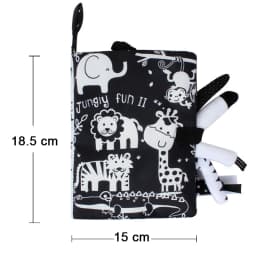 New Baby Rattles Mobiles Toy Soft Animal Cloth Book Newborn Stroller Hanging Bebe Early Learning Educate Baby Toys Kids Gifts