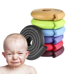 2M Soft Baby Safety Desk Table Edge Guard Strip Security L-Shaped Kids Protection Bumper Edge Angle Home Anti-collision Strip