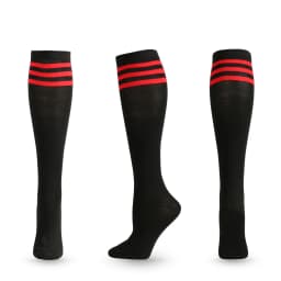 Unisex Compression Socks Football Socks Non-slip Long Tube Knee High Stockings Socks Striped Soccer Socks Running Sports Socks
