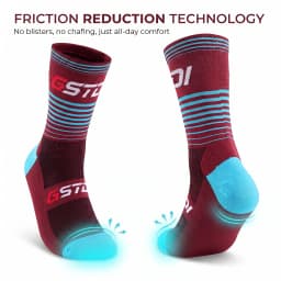2 Pairs New Cycling Socks Bike Nurse Compression Road Bike Running Mtb Knee-high Outdoor Sports Racing Sport Socks High Quality