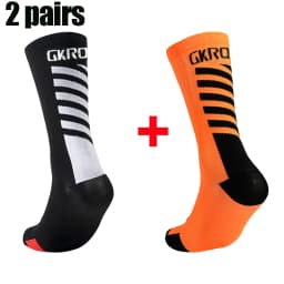 2pairs New Cycling Socks High Quality Compression Men Bike Outdoor Women Running Professional Sports Running