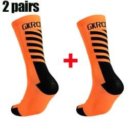 2pairs New Cycling Socks High Quality Compression Men Bike Outdoor Women Running Professional Sports Running