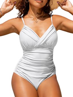 2026 Push Up Swimwear Women One Piece Swimsuit Solid Plus Size Bathers Bathing Suit Padded Beachwear Swimming Summer Bodysuit