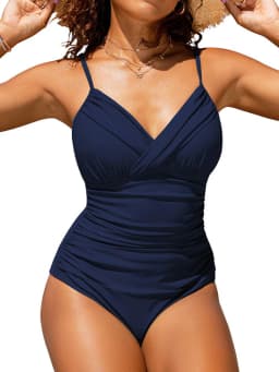 2026 Push Up Swimwear Women One Piece Swimsuit Solid Plus Size Bathers Bathing Suit Padded Beachwear Swimming Summer Bodysuit
