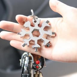 Multi-Functional Snowflake Wrench Tool Steel Octagonal Inner Hexagonal Lightweight Portable 18-in-1 Mini Universal Wrench
