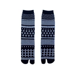 Colorful Cartoon Combed Cotton Women's Two Toe Socks Grapes Waves Carp Japanese Harajuku Funny Cute Sandals Tabi Socks Sokken