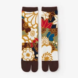 Colorful Cartoon Combed Cotton Women's Two Toe Socks Grapes Waves Carp Japanese Harajuku Funny Cute Sandals Tabi Socks Sokken