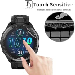 3Pcs Soft Hydrogel Protective Film For Garmin Forerunner 265 265S 965 970 Clear Screen Protector Film