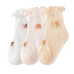 3Pair/lot New Newborn Baby Socks Summer Thin Casual Kids' Baby