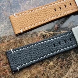 Soft Leather Watchband Brown Black 18mm 20mm 22mm 24mm Smart Watch Band Women Men Bracelet Cowhide Strap Deployment Clasp