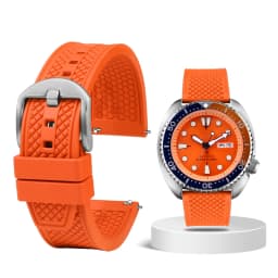 Rubber Watchband For Seiko IWC Rolex Waffle Strap Bracelets Fashion Universal Mens Diver Silicone Sports Watch Band 20mm 22mm