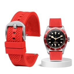 Rubber Watchband For Seiko IWC Rolex Waffle Strap Bracelets Fashion Universal Mens Diver Silicone Sports Watch Band 20mm 22mm