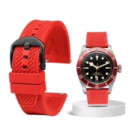 Rubber Watchband For Seiko IWC Rolex Waffle Strap Bracelets Fashion Universal Mens Diver Silicone Sports Watch Band 20mm 22mm