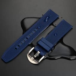 Rubber Watchband For Seiko IWC Rolex Waffle Strap Bracelets Fashion Universal Mens Diver Silicone Sports Watch Band 20mm 22mm