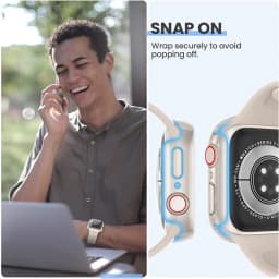 Glass+Cover for Apple Watch Case 8 7 6 SE 5 9 iWatch Accessory Screen Protector Apple Watch Series 44mm 45mm 41mm 40mm 42mm 38mm