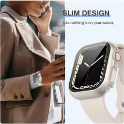 Glass+Cover for Apple Watch Case 8 7 6 SE 5 9 iWatch Accessory Screen Protector Apple Watch Series 44mm 45mm 41mm 40mm 42mm 38mm