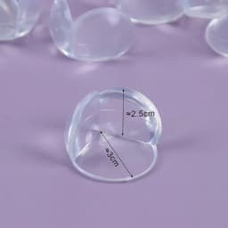 Childproofing Table Corner Guards - 16 PCS Transparent Spherical Edge Protectors children child safety