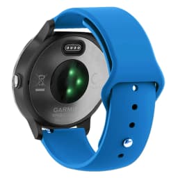 20mm 22mm Silicone Strap For Garmin Vivoactive 3 4 Band Watch Venu 2 SQ Forerunner 645 Wristband Bracelet Garmin Forerunner 245