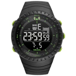 SMAEL Brand Men Electronics Watch Outdoor Sports Waterproof Big Dial Digital LED Alarm Digital-watch 1237 Sport Watch