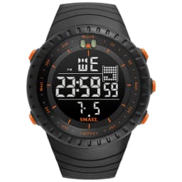 SMAEL Brand Men Electronics Watch Outdoor Sports Waterproof Big Dial Digital LED Alarm Digital-watch 1237 Sport Watch