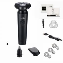 ZOZEN Electric Shaver Washable Rechargeable Electric Razor Shaving Machine for Men Body Hair Beard Trimmer Wet-Dry Use Washable