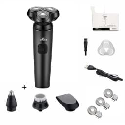 ZOZEN Electric Shaver Washable Rechargeable Electric Razor Shaving Machine for Men Body Hair Beard Trimmer Wet-Dry Use Washable