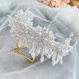 Beaded Pearl Hairbands Bridal Tiara Women Headdress Wedding Hair Accessories