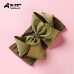 Grosgrain Ribbon Big Bownot Baby Headband For Newborn Girls Soft Nylon Elastic Headband For Kid Headwear Hair Accessories Gifts