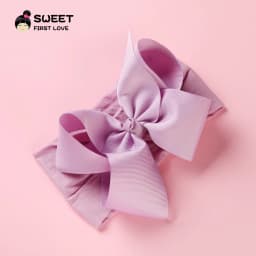 Grosgrain Ribbon Big Bownot Baby Headband For Newborn Girls Soft Nylon Elastic Headband For Kid Headwear Hair Accessories Gifts