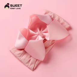 Grosgrain Ribbon Big Bownot Baby Headband For Newborn Girls Soft Nylon Elastic Headband For Kid Headwear Hair Accessories Gifts