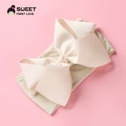 Grosgrain Ribbon Big Bownot Baby Headband For Newborn Girls Soft Nylon Elastic Headband For Kid Headwear Hair Accessories Gifts