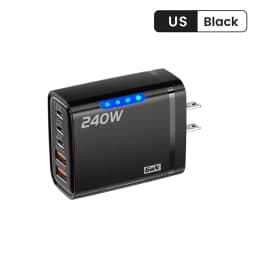 PD 240W Type C GaN Fast Charge Charger Multi Ports High Speed USB Charging Adapter For iPad iPhone Samsung Huawei Xiaomi Oneplus