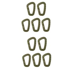 1-10Pcs Military tactical carabiner Clips Accessories D-Ring Buckle Mountaineering Carabiner Backpack Hanging Key Outdoor gadget