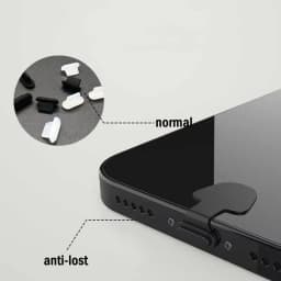 Type-C Anti-Dust Plugs, Silicone Cover & Anti-Lost Stopper for DJI Mini 3 Pro & All Type-C Devices Charging Ports