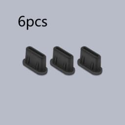 Type-C Anti-Dust Plugs, Silicone Cover & Anti-Lost Stopper for DJI Mini 3 Pro & All Type-C Devices Charging Ports