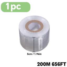 200M PE Grafting Tape Film Self-adhesive for Fruit Tree Nursery Plants Seedlings Vine Floristry Tomato Grafting Supplies Stretch