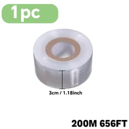 200M PE Grafting Tape Film Self-adhesive for Fruit Tree Nursery Plants Seedlings Vine Floristry Tomato Grafting Supplies Stretch