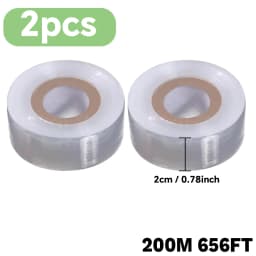 200M PE Grafting Tape Film Self-adhesive for Fruit Tree Nursery Plants Seedlings Vine Floristry Tomato Grafting Supplies Stretch