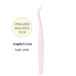 Anti-Stick Applicator No Glue Eyelashes Non Stick Coated Stainless Steel Tweezer Glue-free Eyelashes Beginner-Friendly Tools