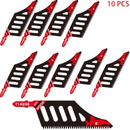 Jigsaw Blade Extra Long Heavy Duty Scroll Saw Blades T-Shank Fine Coarse Teeth for Wood Aluminum Tight Spaces